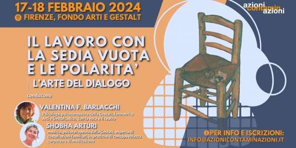 Il lavoro con la sedia calda e le polarità_locandina