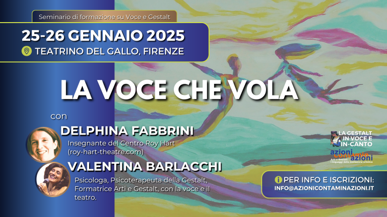 LA VOCE CHE VOLA - GESTALT E VOCE 2025